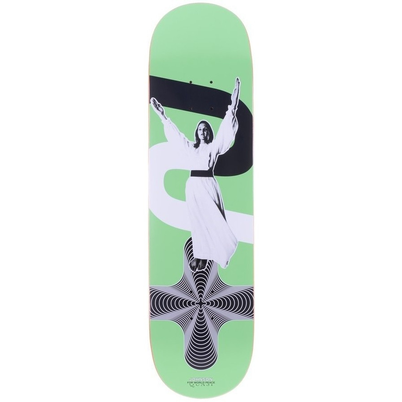 Quasi Peace Skate Deck Green 8.5
