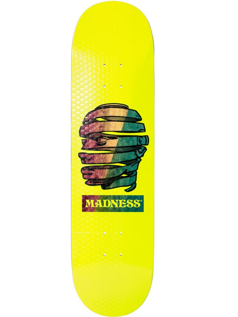 Madness Pilot R7 Skate Deck Yellow Black 8.25