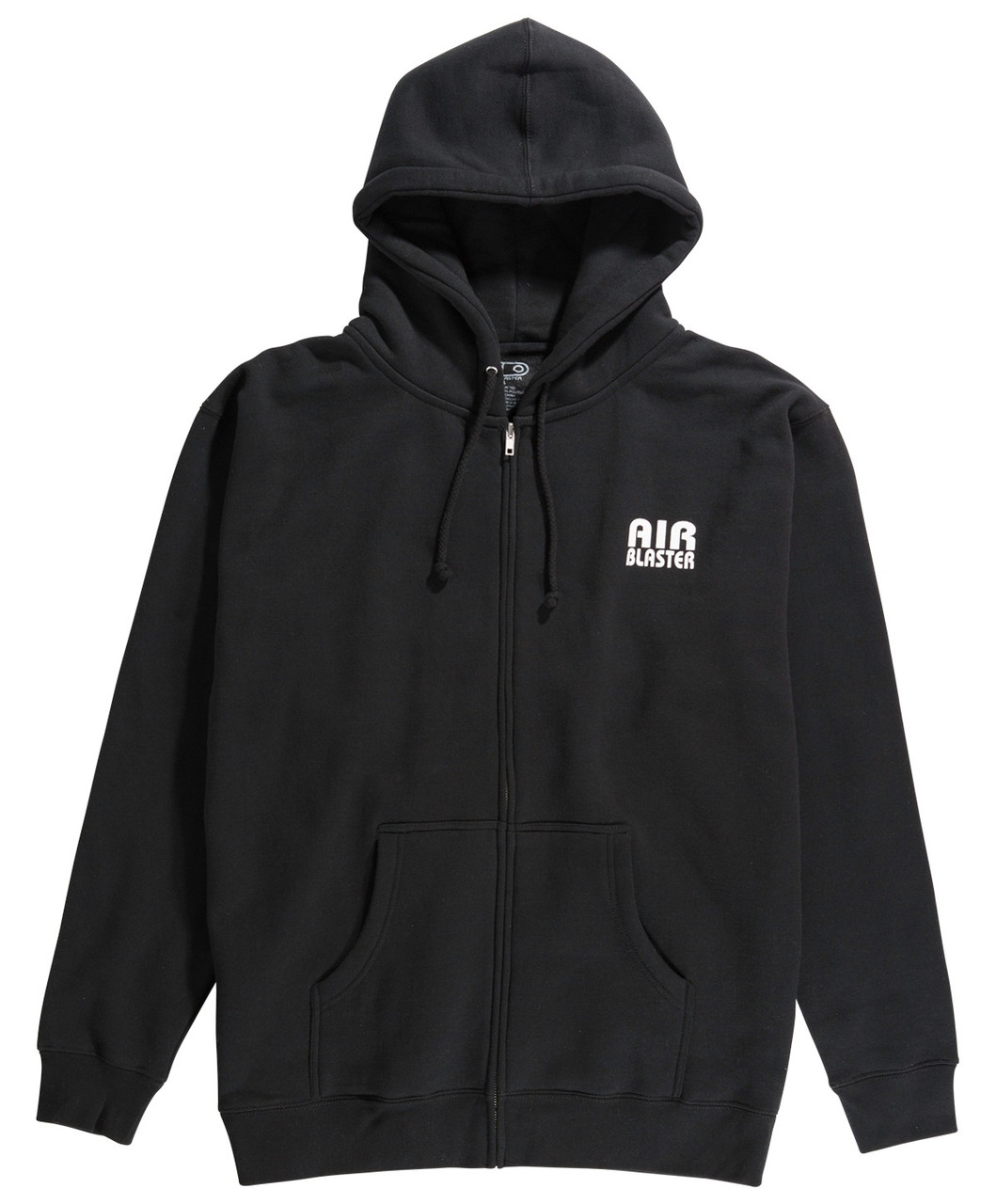 Airblaster Team Zip Hoodie Black Boardparadise