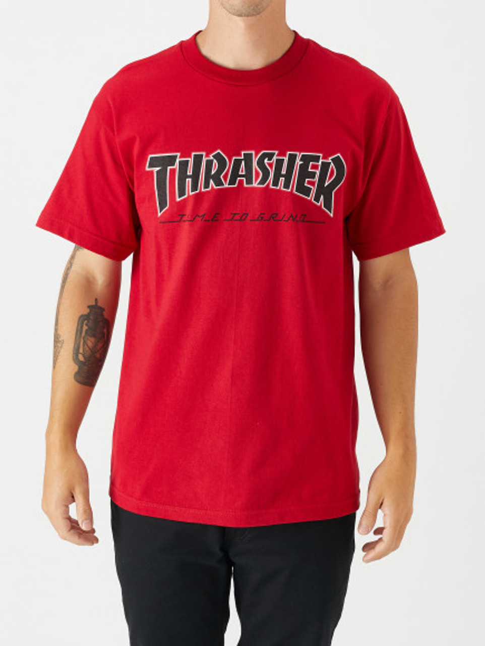 Independent X Thrasher Ttg Ss Tshirt Red | Boardparadise.com