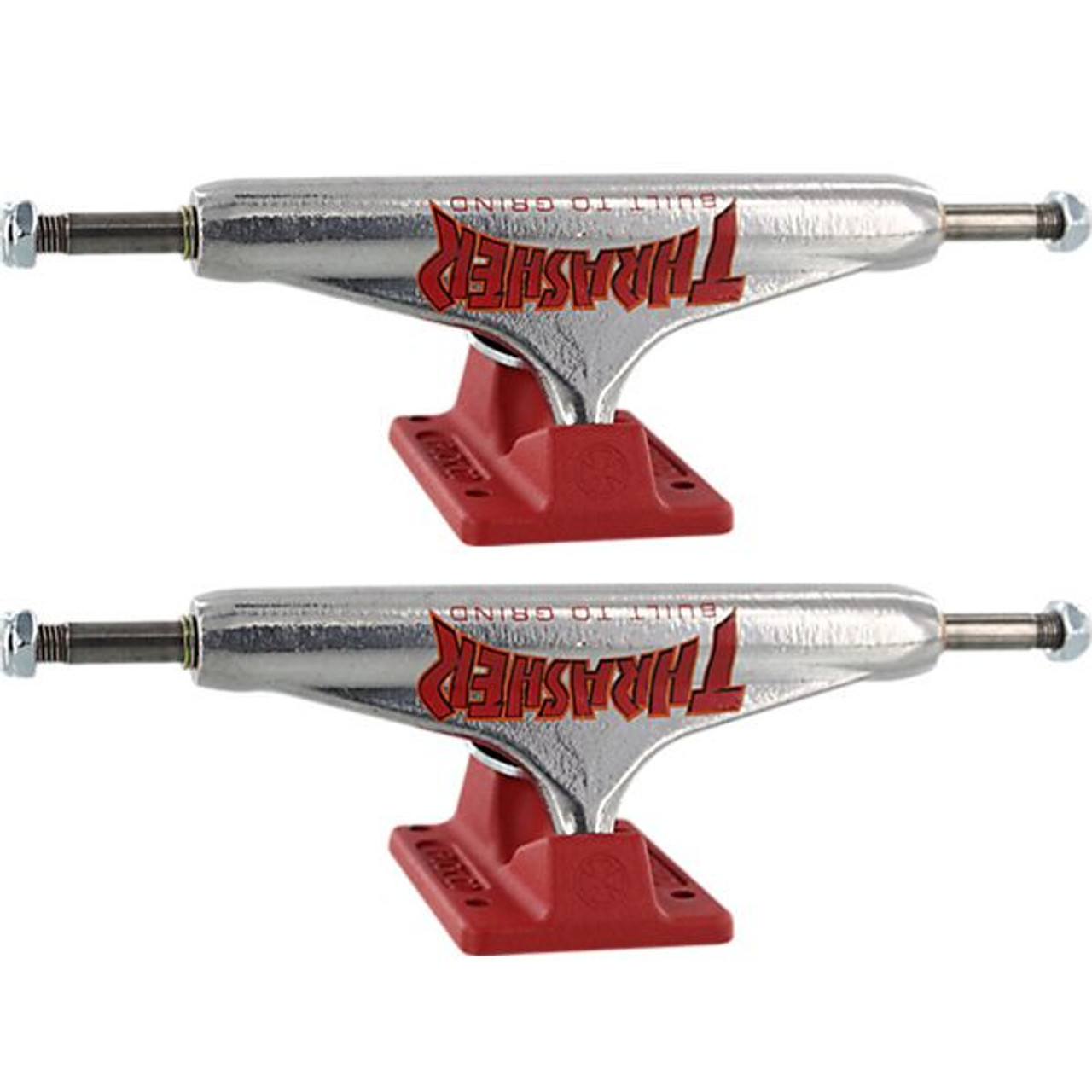 Independent X Thrasher Btg Trucks Silver Red 144 Set