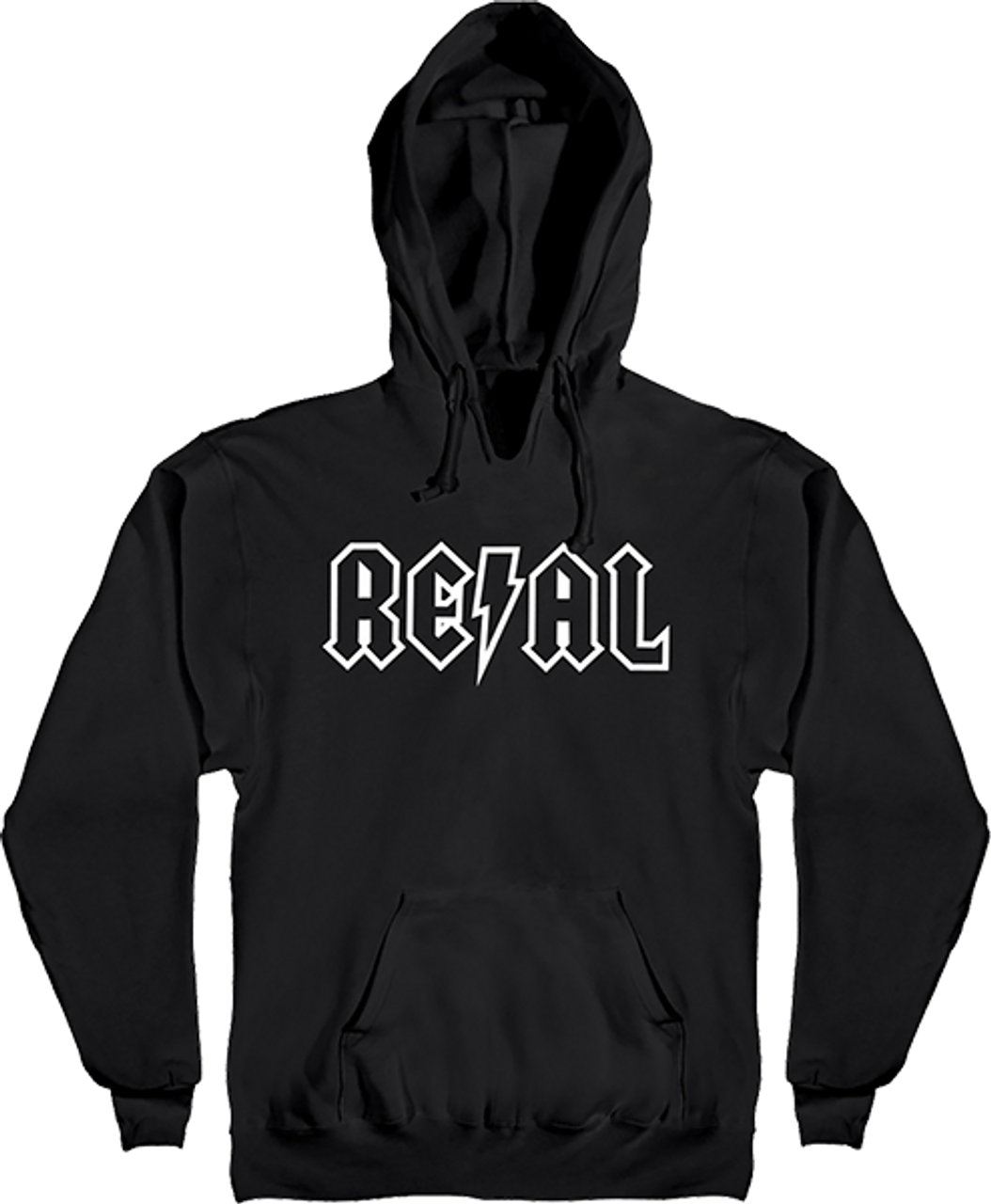 REAL DEEDS OUTLINE HD/SWT SMALL BLACK/WHT