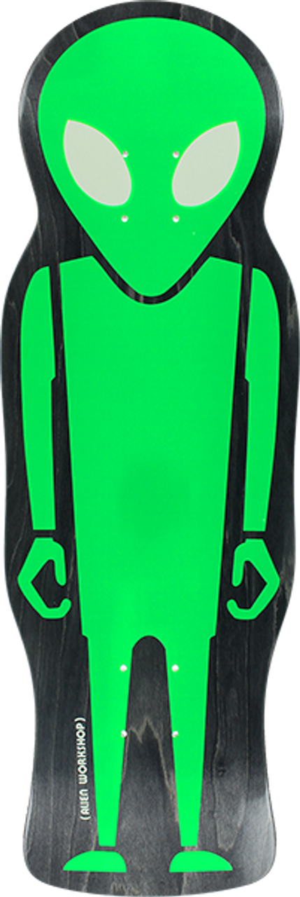ALIEN WORKSHOP SOLDIER DIE CUT SKATEBOARD DECK 9.67x30.37 GREEN