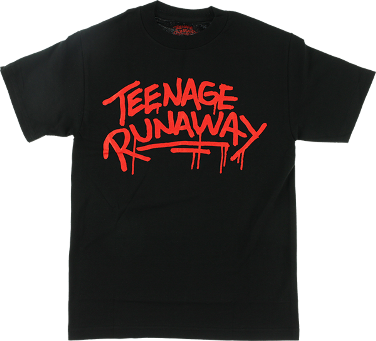 TEENAGE RUNAWAY TRU BIG LOGO SS XLARGE BLACK/RED