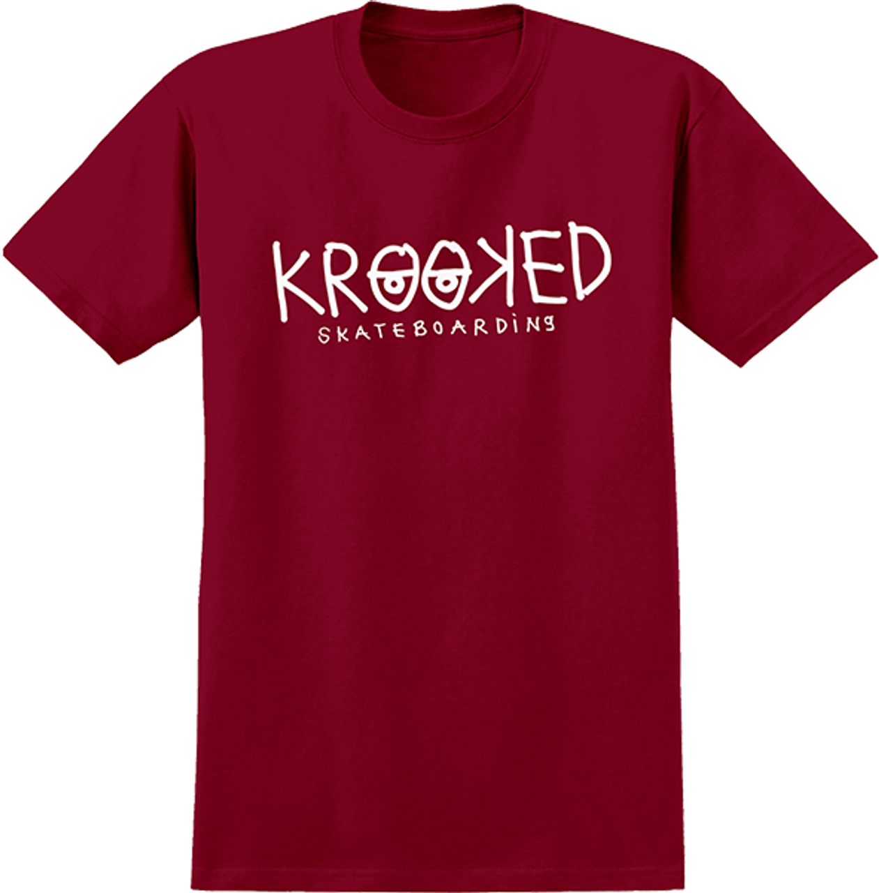 KROOKED KROOKED EYES SS SMALL RED/WHT