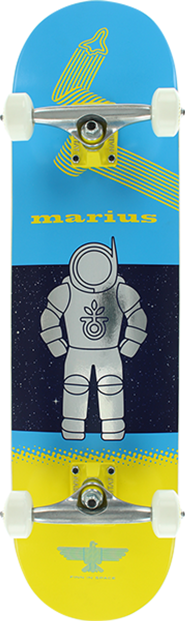 HABITAT MARIUS FIN IN SPACE SKATEBOARD COMPLETE-8.0