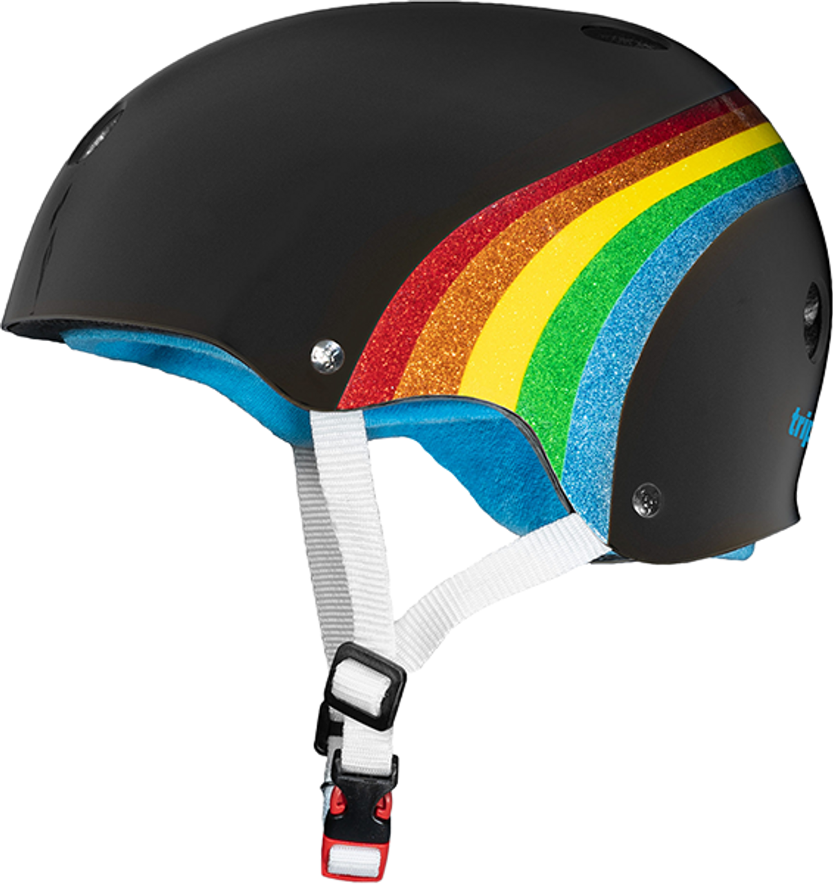 TRIPLE 8 CERTIFIED SWEATSAVER S/MEDIUM BLK/RAINBOW SPARKLE