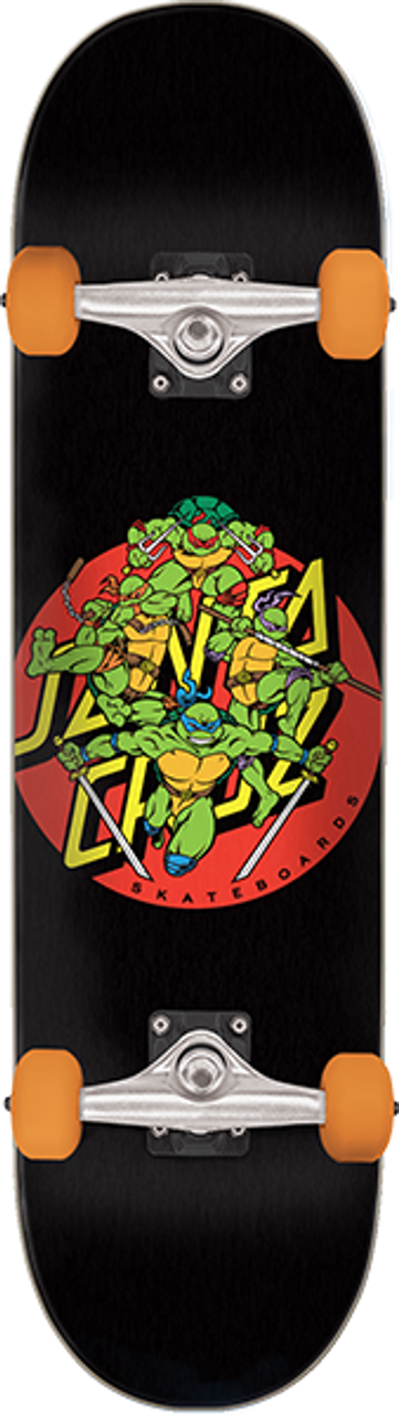 SANTA CRUZ TMNT TURTLE POWER SKATEBOARD COMPLETE-7.75