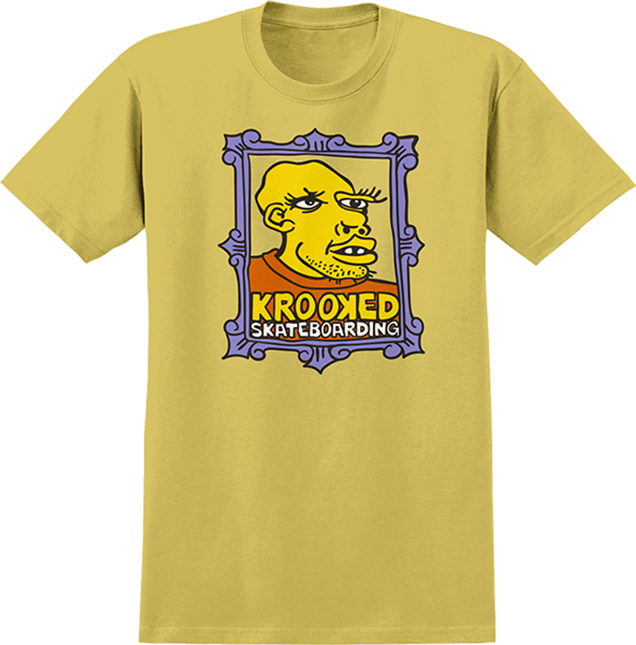 KROOKED FRAME FACE SS LARGE  MUSTARD