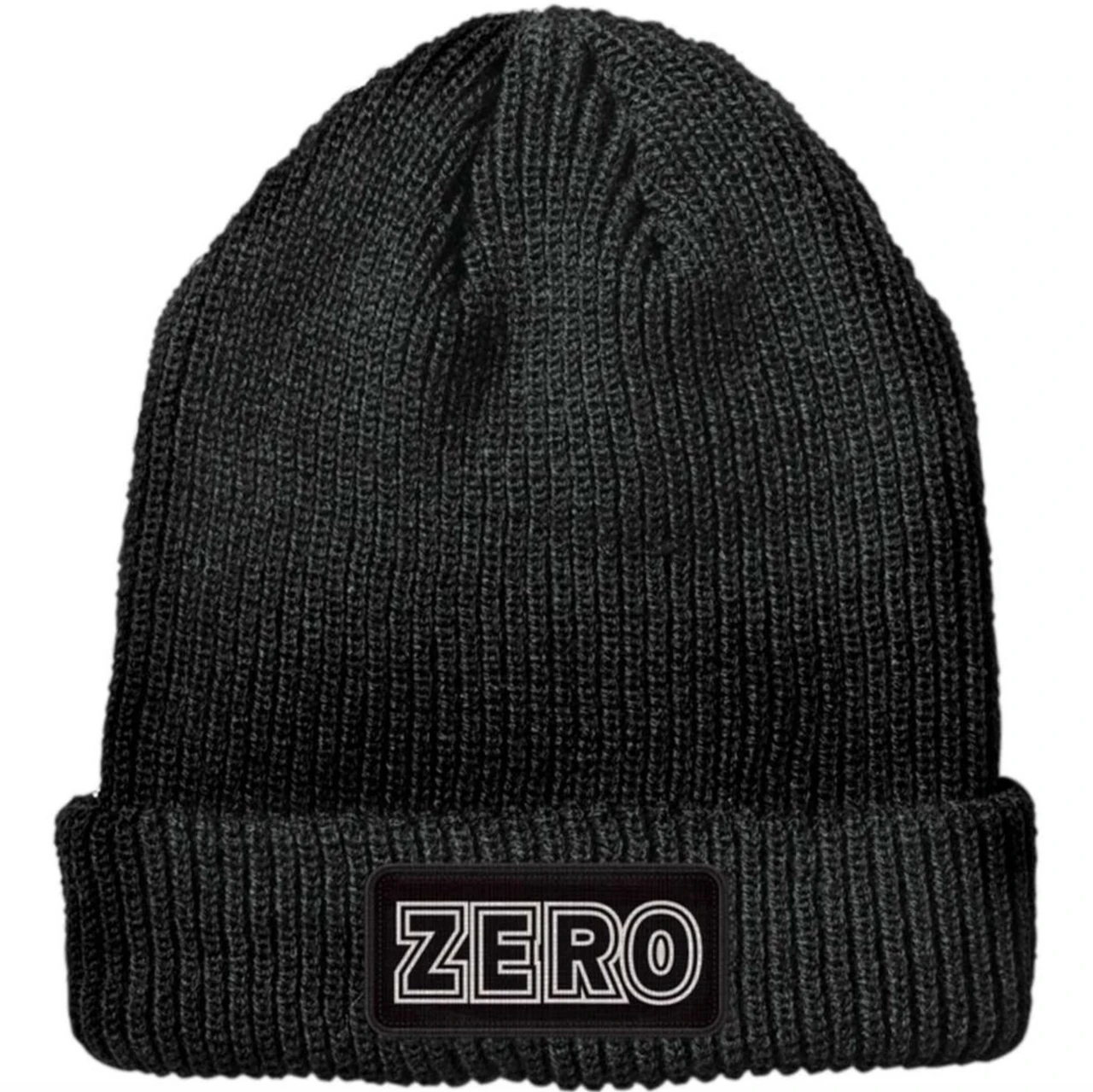 Zero Bold Patch Beanie Black OneSize