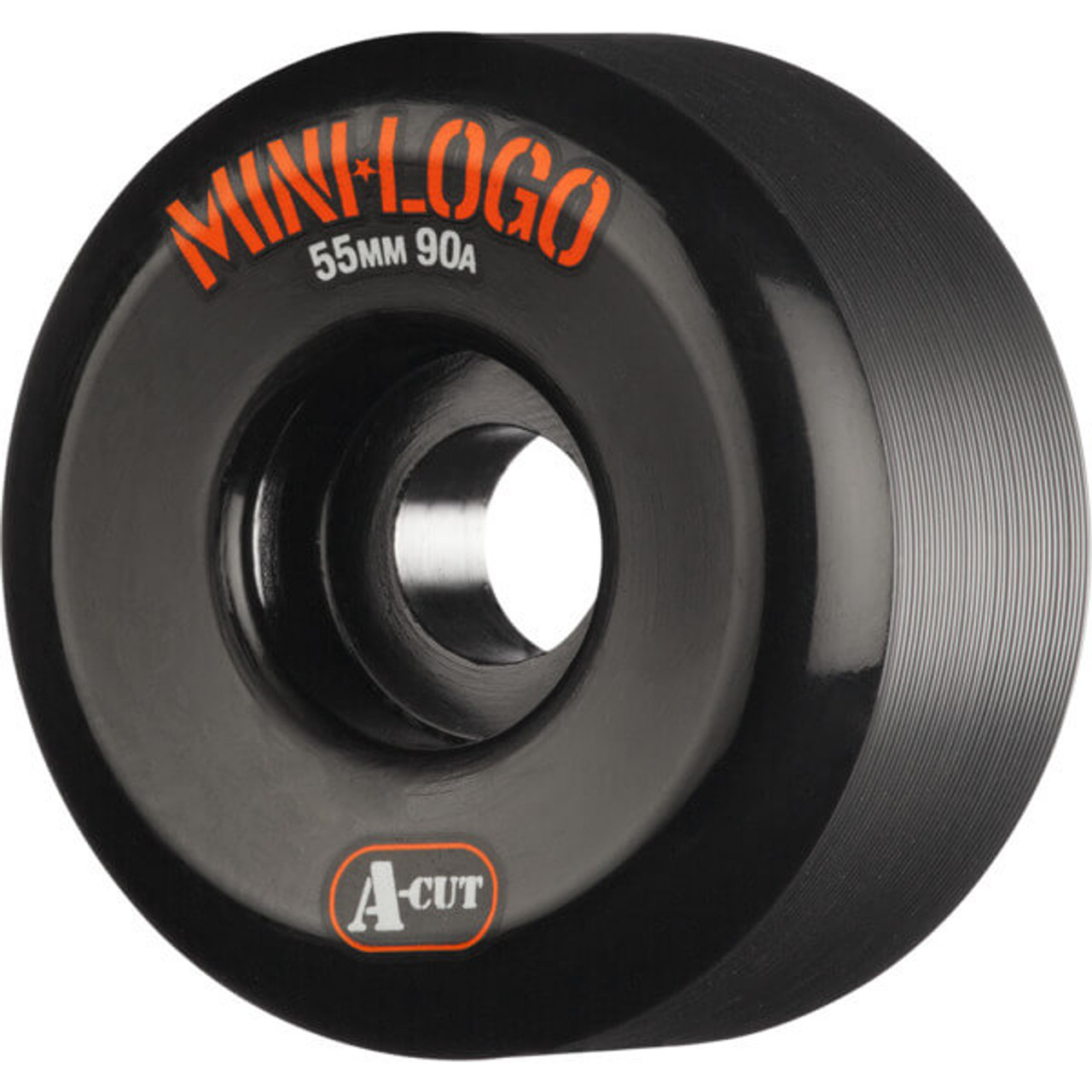 Mini Logo Hybrid A-Cut Wheels Black 55mm/90a