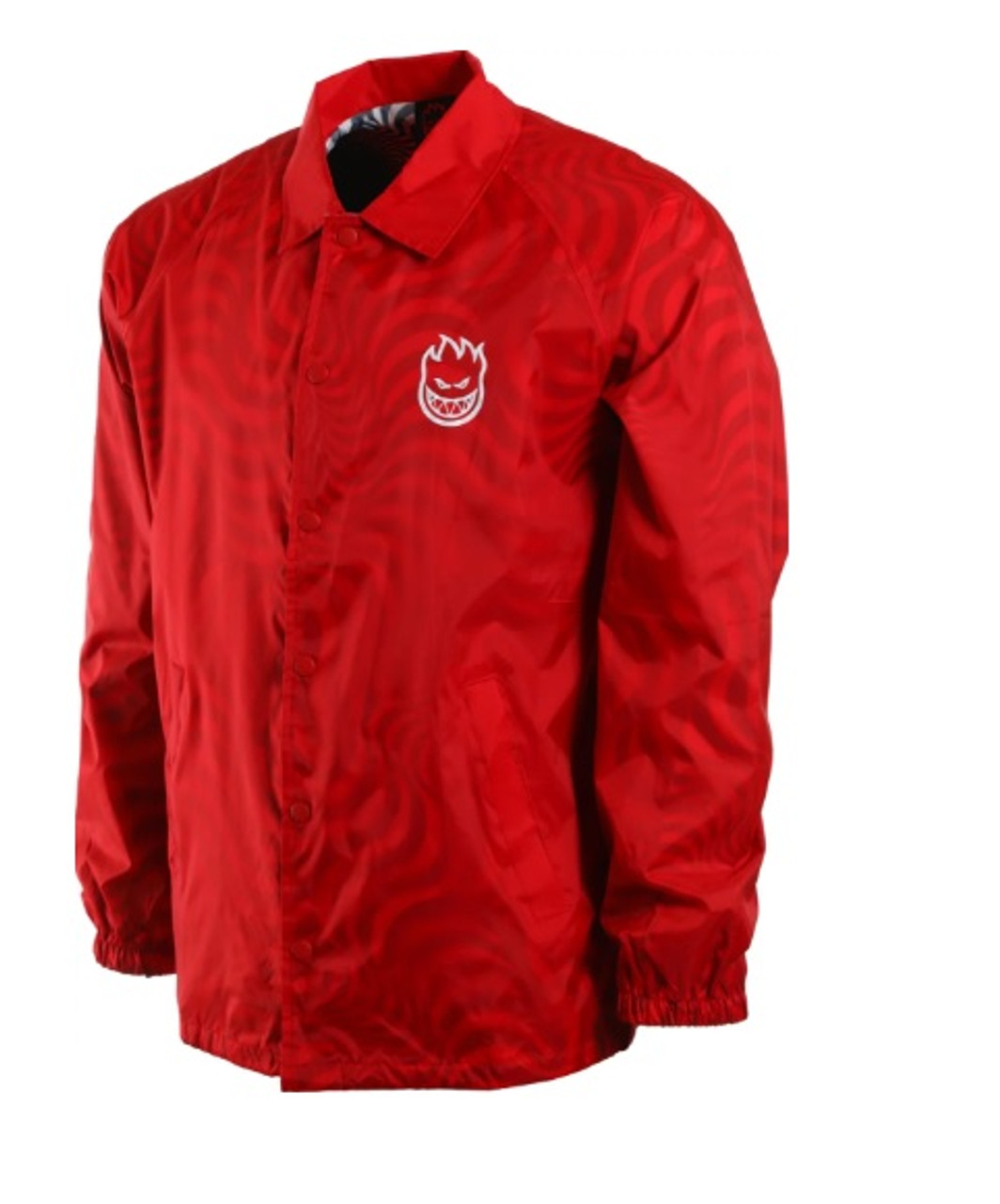 Spitfire Swirl Coaches Jacket Red