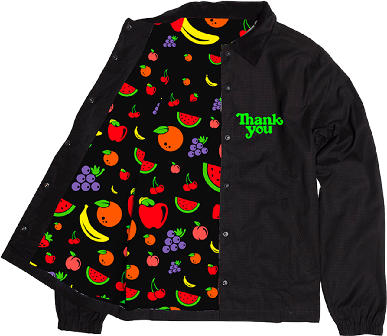 THANK YOU FRUIT SALAD JACKET XLARGE BLK/GRN