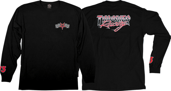 Thrasher Racing Longsleeve M-Black/Red 