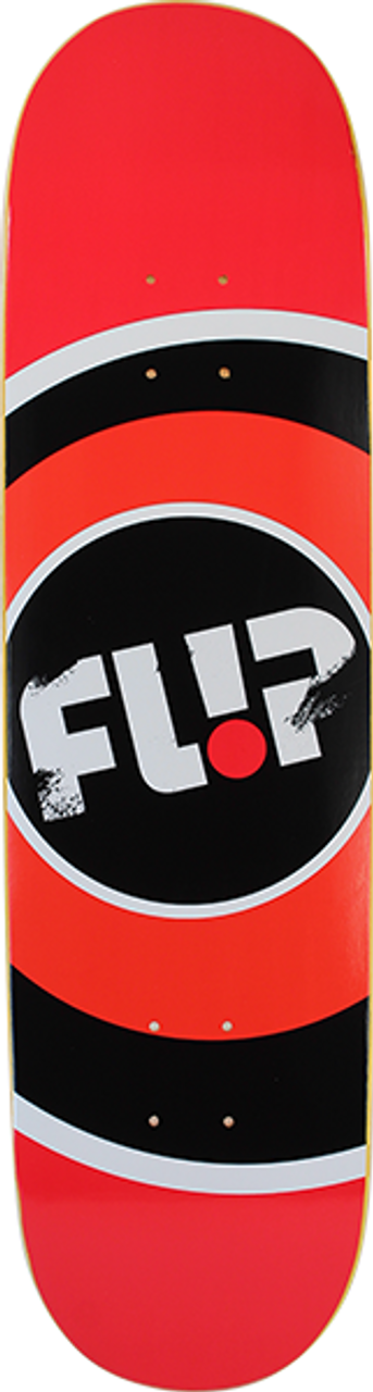 FLIP START LOGO SKATE DECK-8.25 RED w/MOB GRIP