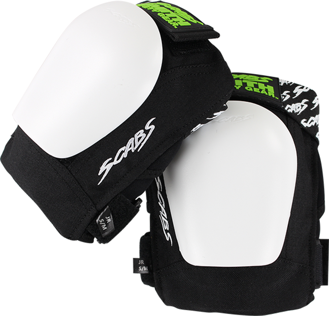 SMITH SCABSMALL JR KNEE PADS S/MEDIUM BLK/WHT