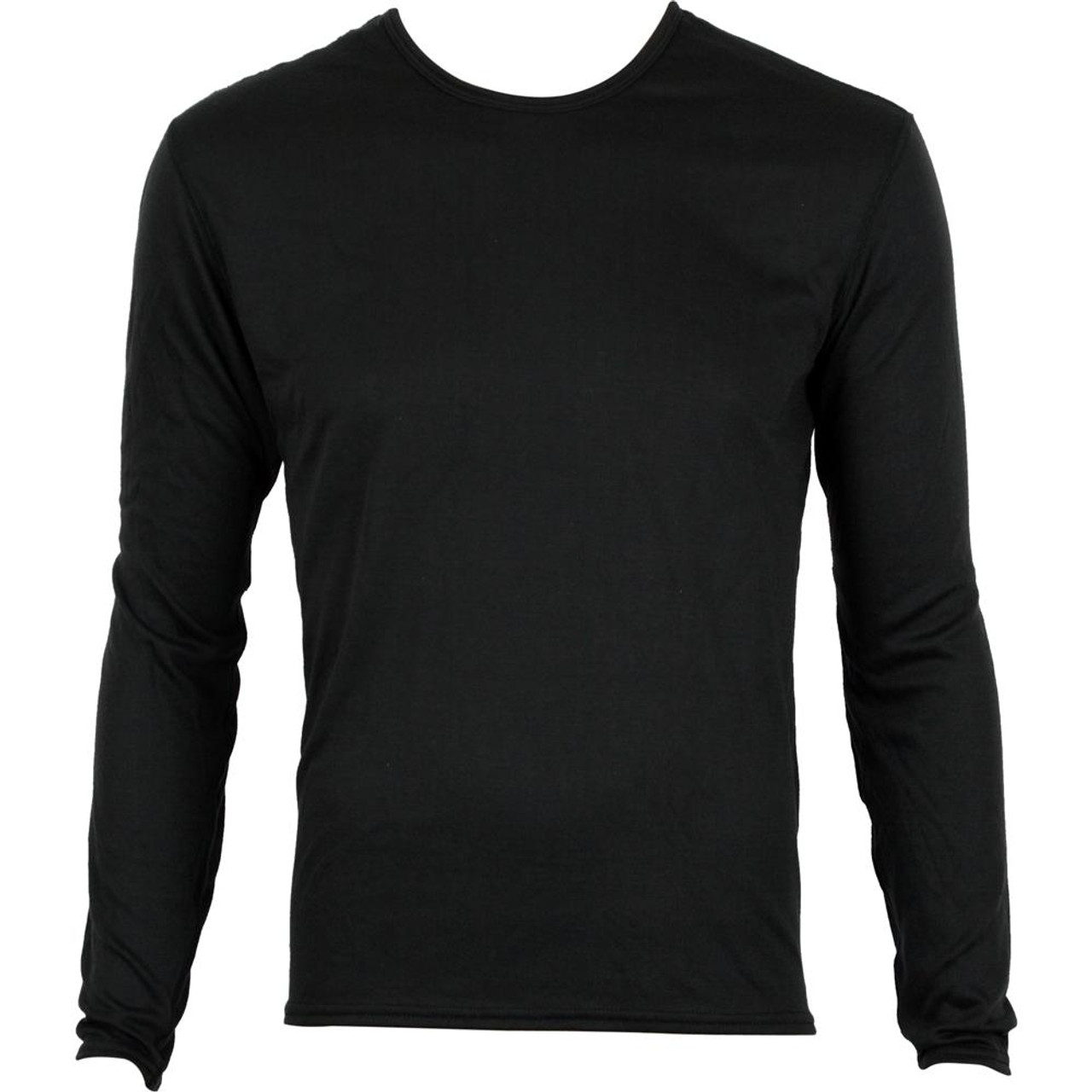 Hot Chillys Bi-Ply Crewneck Mens Black L