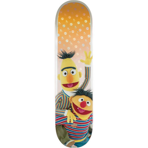 Globe Sesame Street Bert & Ernie Yellow Skateboard Deck 8.0