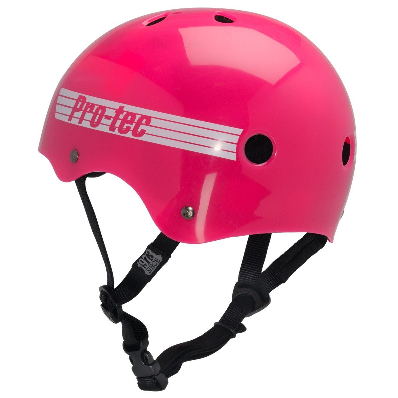 Protec Classic Skate Helmet Pink Retro XL