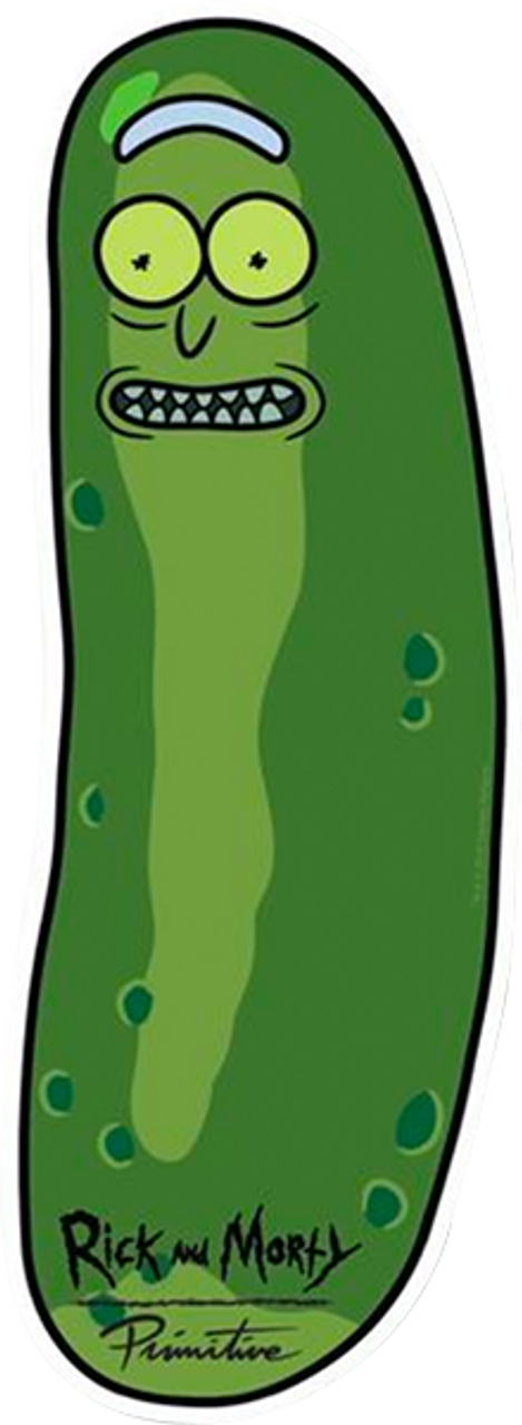 PRIMITIVE R&M PICKLE RICK DECAL STICKER (2 PACK)