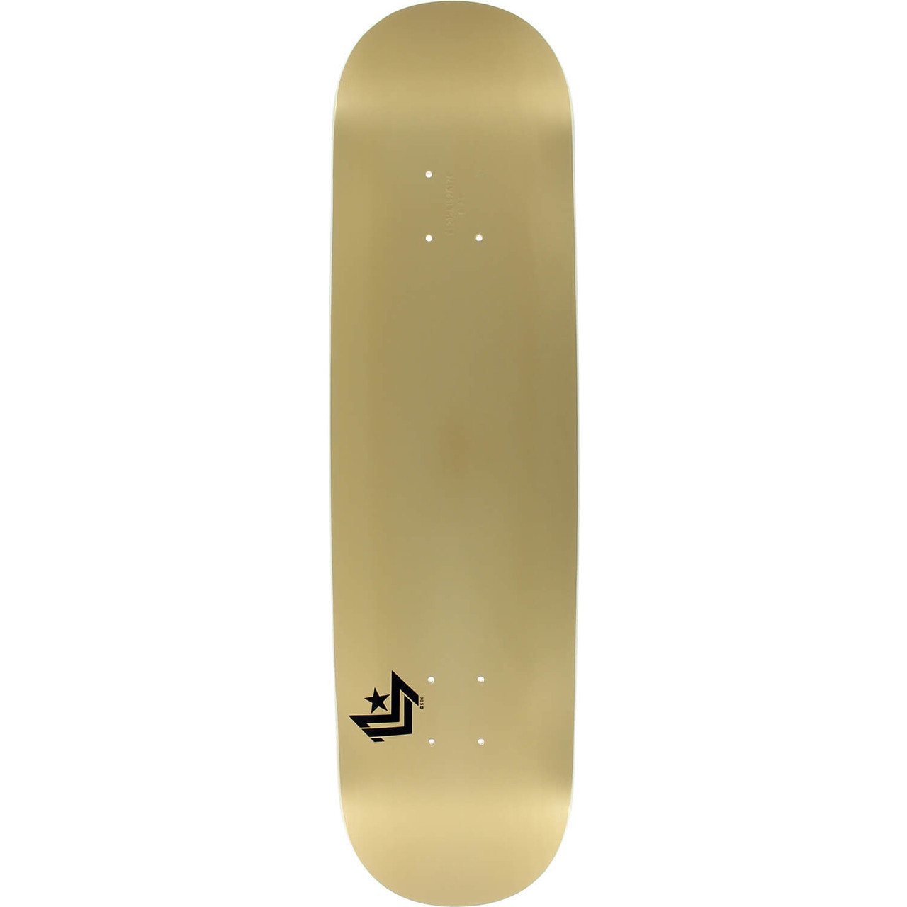 Mini Logo Chevron Logo Skate Deck Gold 8.25