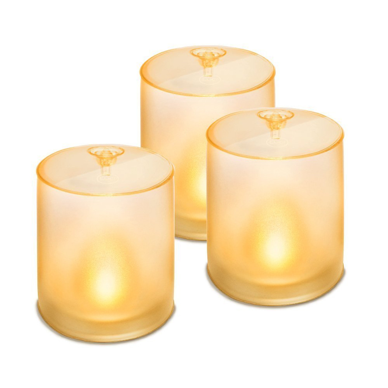 Luci Candle Essence Trio (3 Pack) Yellow OneSize