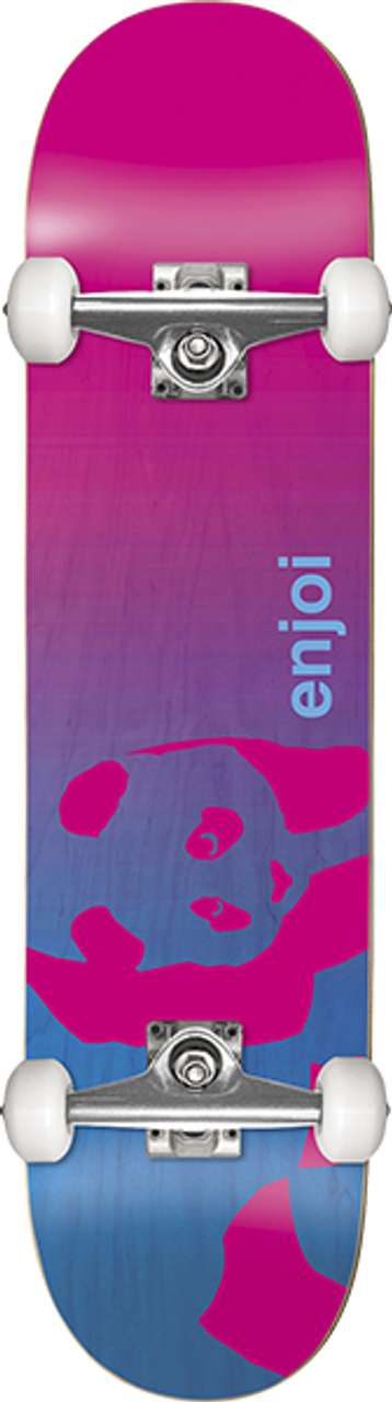 ENJOI FADED PANDA SKATEBOARD COMPLETE-6.5 BLUE/PINK softtop