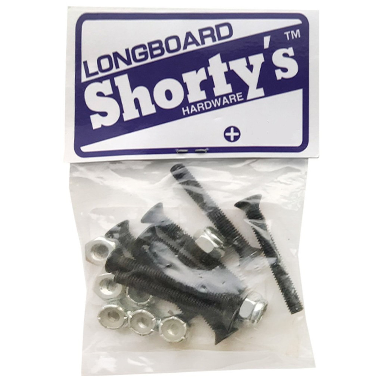 Shortys Longboard Hardware Pack Black 2"