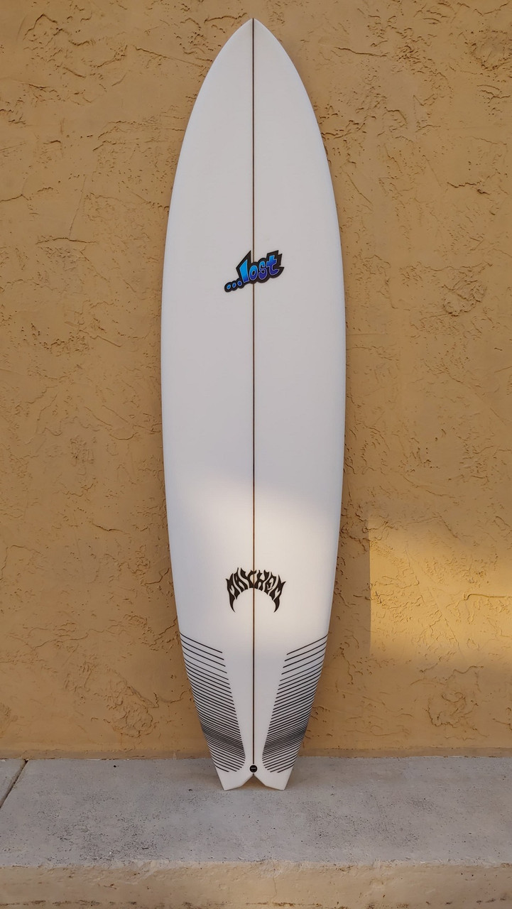 Lost Crowd Killer Surfboard White Blue 7.0