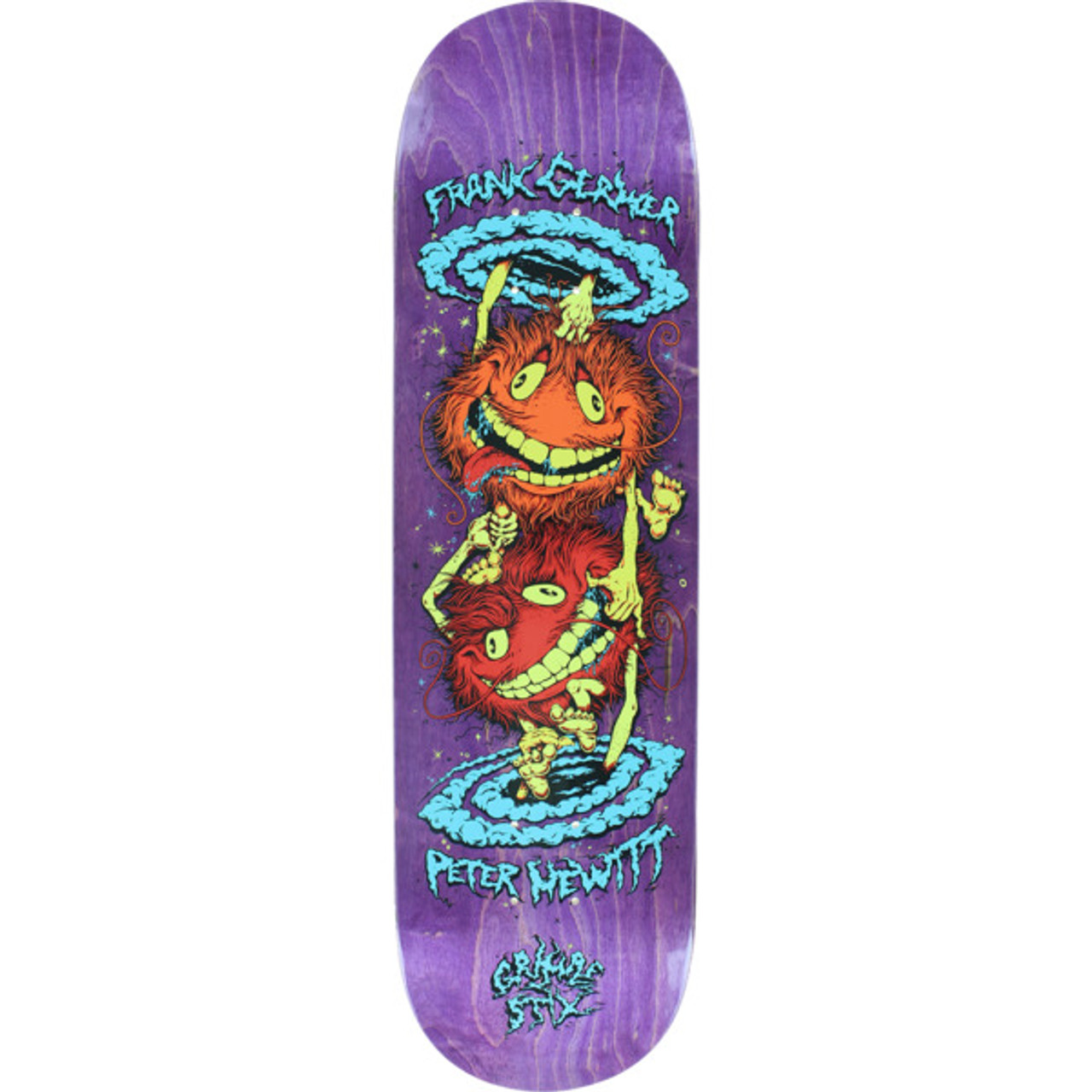 Anti Hero Grimple Stix II Gerwer Skate Deck Asst Stain 8.75