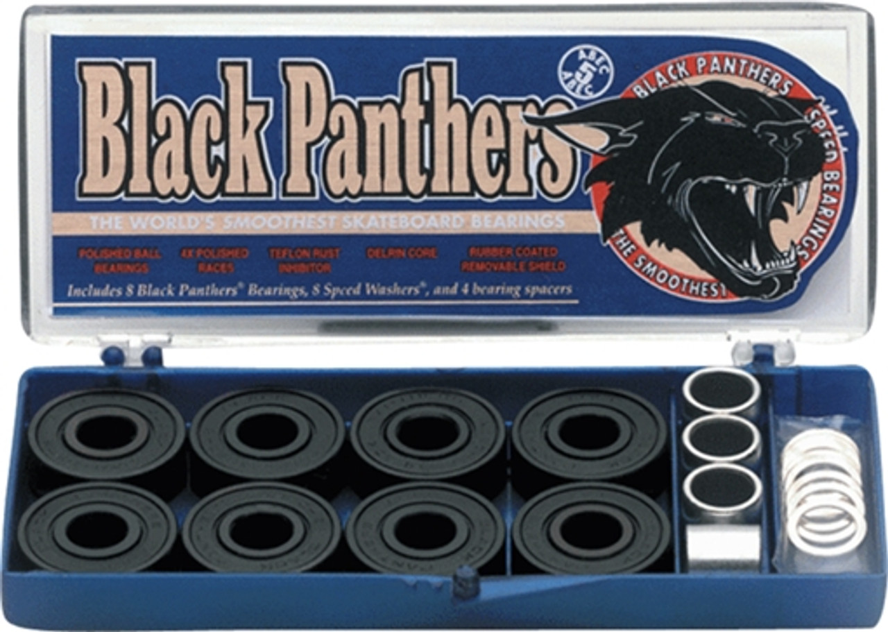 SHORTYS BLACK PANTHERS ABEC-5 single set