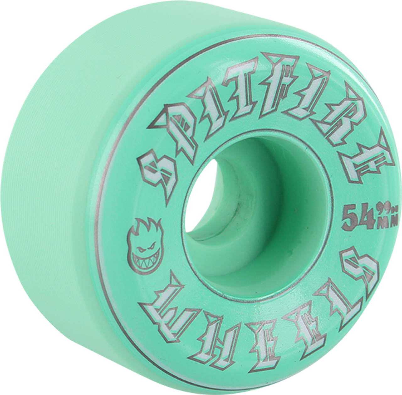 SPITFIRE OLD ENGLISH 54mm 99a TURQUOISE WHEELS SET