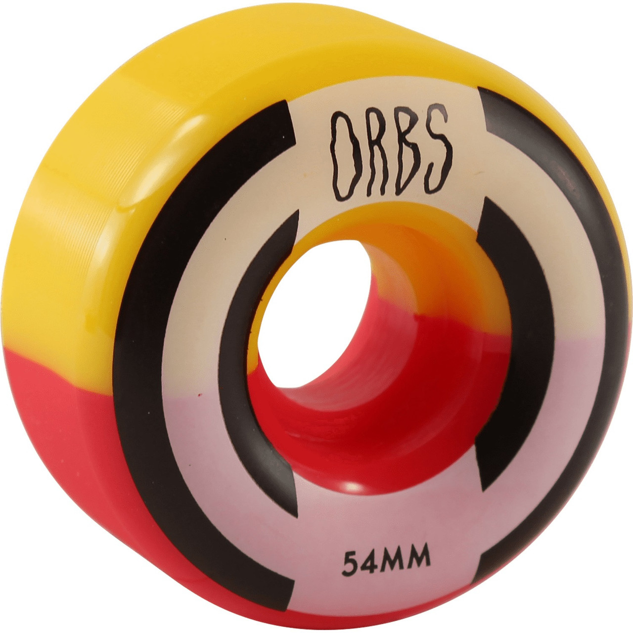 Orbs Welcome Skateboard Wheels Apparitions Red/Yellow 54mm 99A 