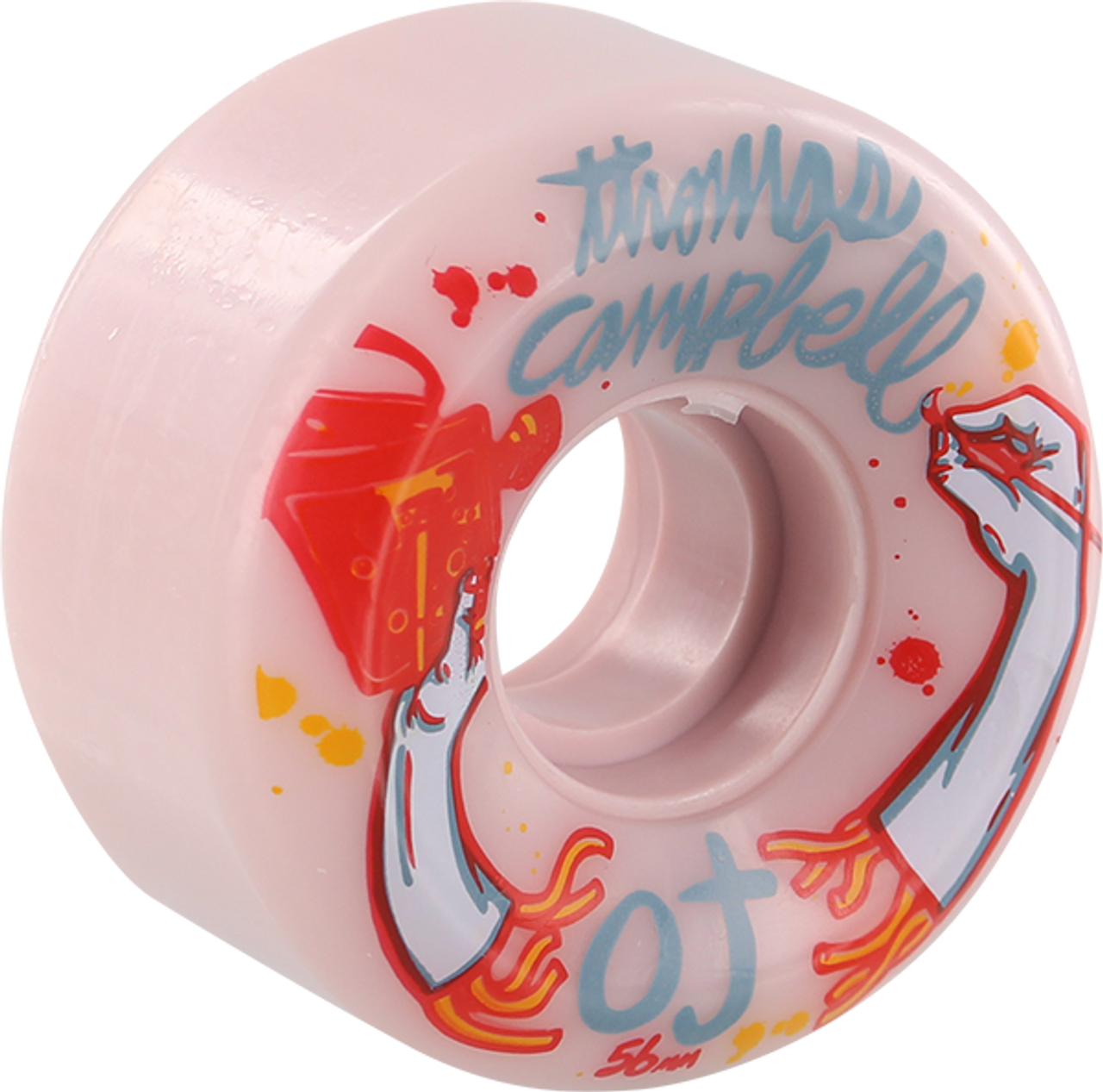 OJ CAMPBELL KEYFRAME 56mm 87a PINK WHEELS SET