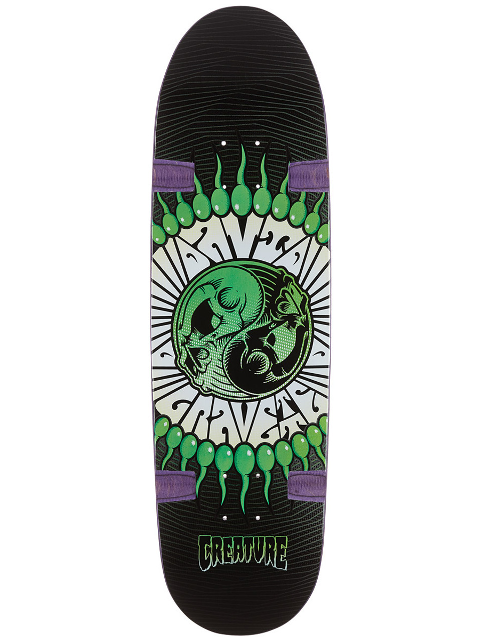 Creature Gravette Origins Skate Deck Black 8.8x31.48