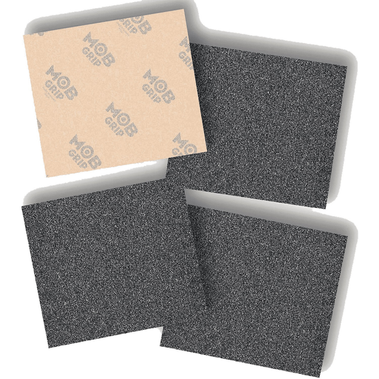 MOB Travel Pack Grip Tape Squares ( 3 Black 1 Clear ) 9x33