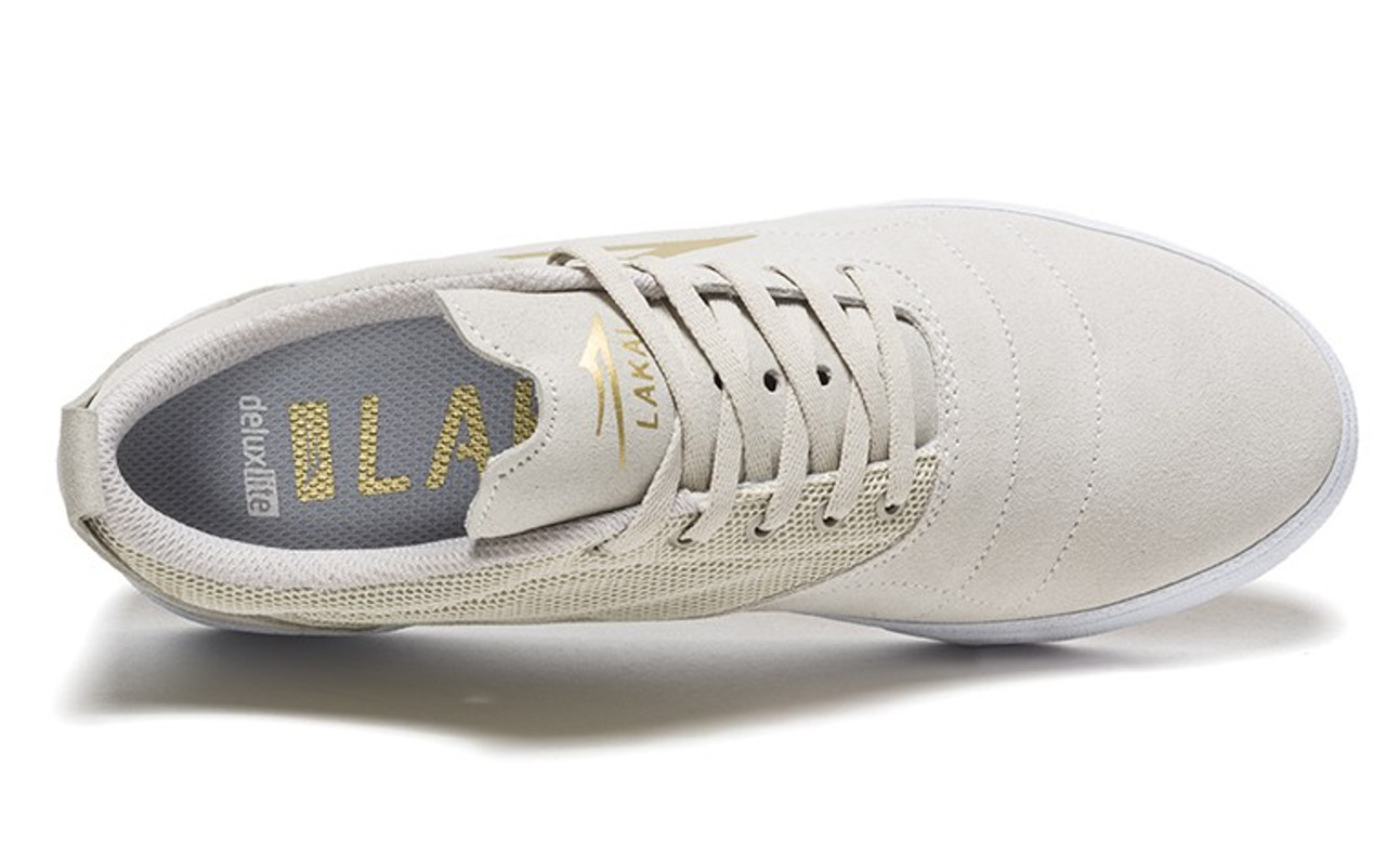 Lakai Bristol Shoes White Gold