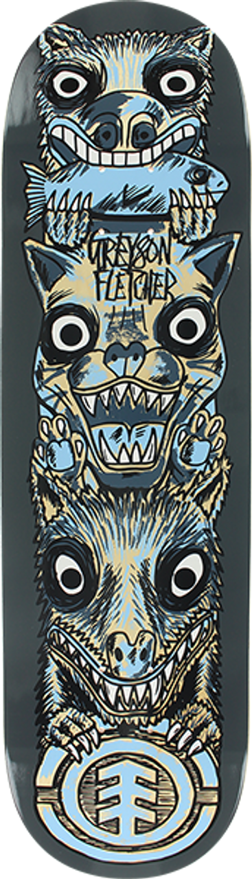 ELEMENT FLETCHER FOS TOTEM SKATE DECK-8.5 w/MOB GRIP