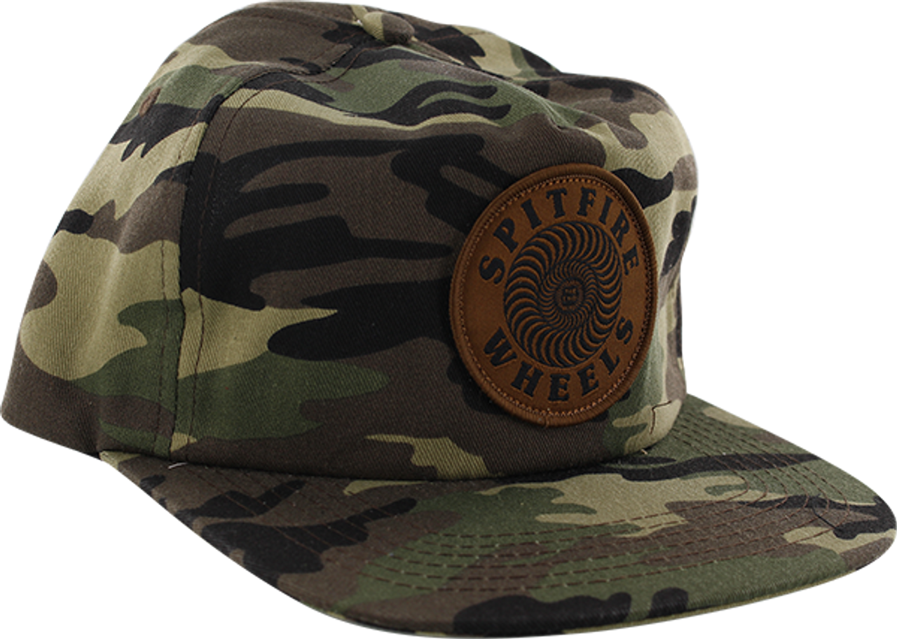 SPITFIRE OG SWIRL PATCH HAT ADJ-CAMO