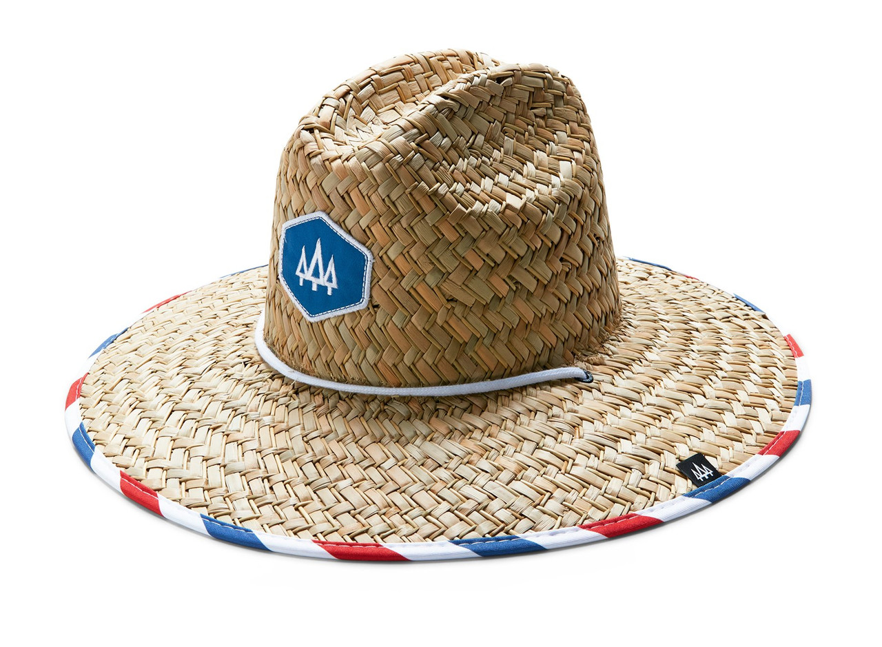 Hemlock Melrose Hat Red White Blue Stripe OneSize