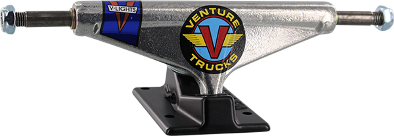 VENTURE V-LIGHT HI 5.25 WINGS POL/BLK TRUCKS SET