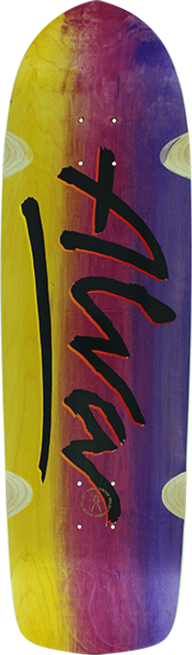 ALVA MILLENNIUM SKATEBOARD DECK-9.5x33.75 LAKER FADE