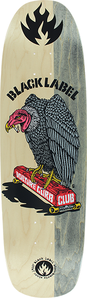 Black Label Vulture Curb Club Dk-8.88X32.25 Nat/Grey Split