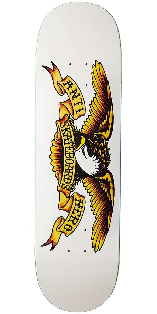 Anti Hero Classic Eagle Skateboard Deck White 8.75