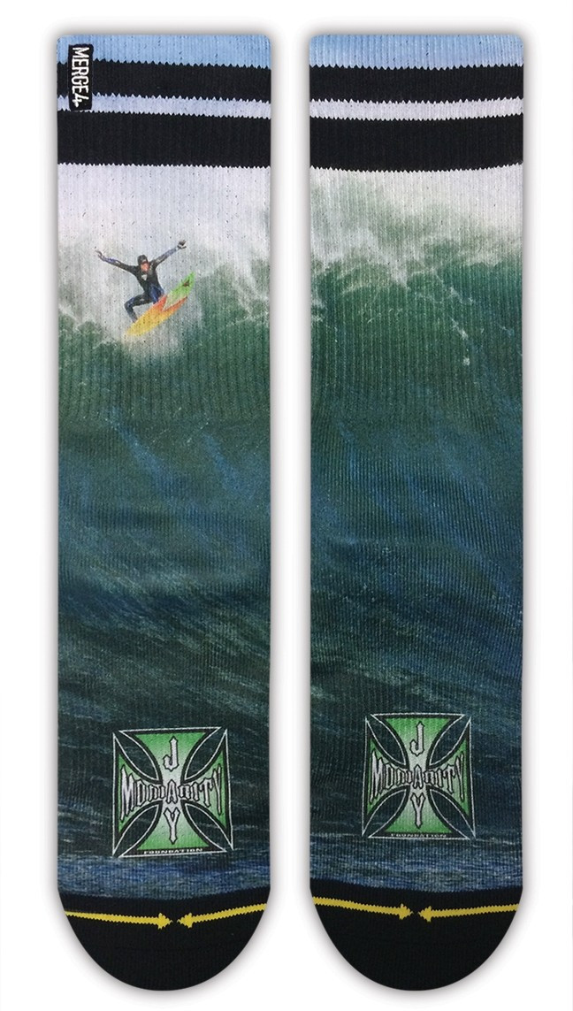 Merge4 Jay Moriarity Cover Socks Blue Black