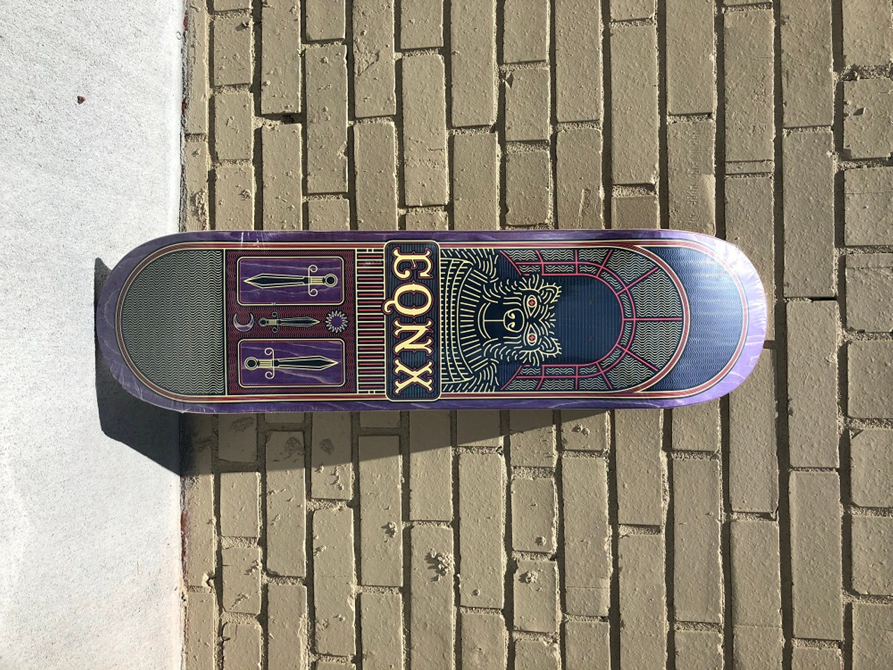 Equinox Wolf Bear Skate Deck Asst Stain 8.5