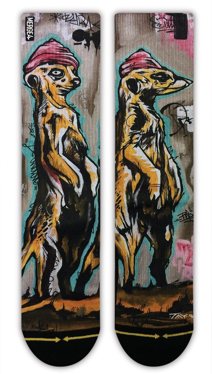 Merge4 Meerkat Socks Grey