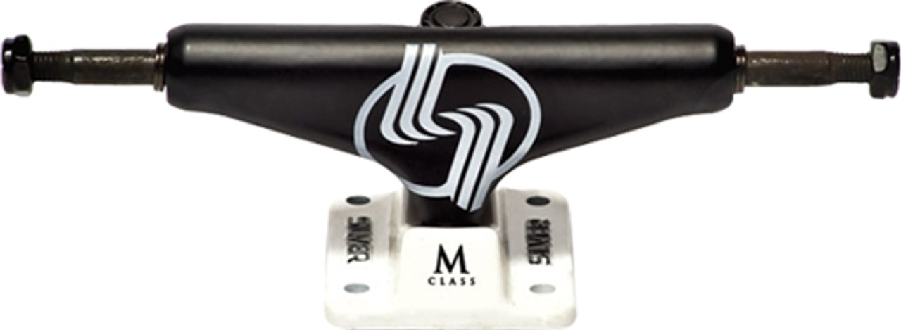 SILVER TRUCKS M-CLASS 8.0 BLK/WHT Set of 2 Trucks