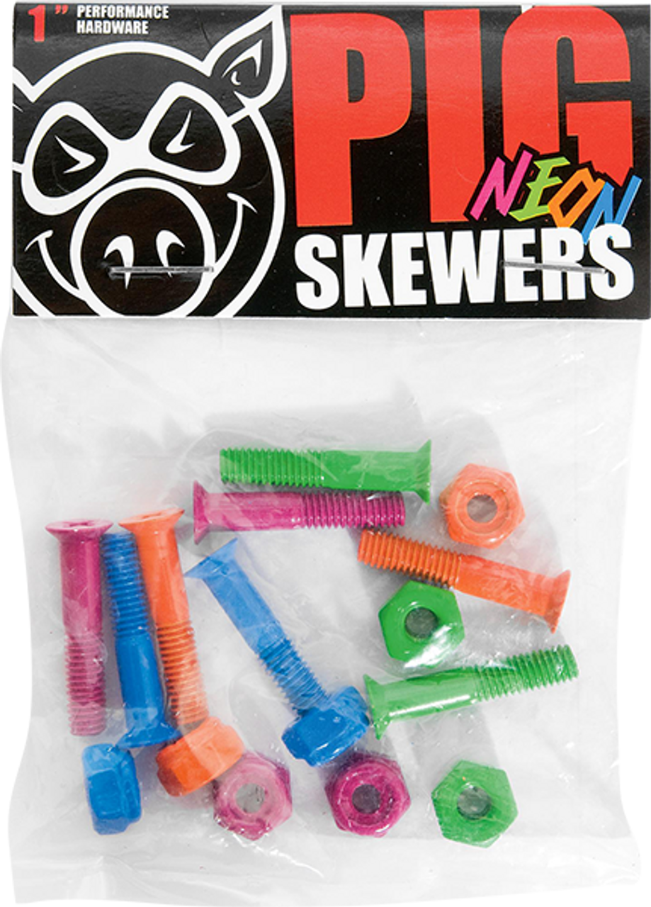 PIG NEON SKEWERS 1" PHILLIPS HARDWARE SET