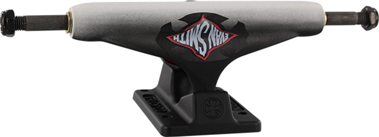 INDEPENDENT SMITH STD 139mm WARPED CROSS BLACK FADE TRUCKS SET